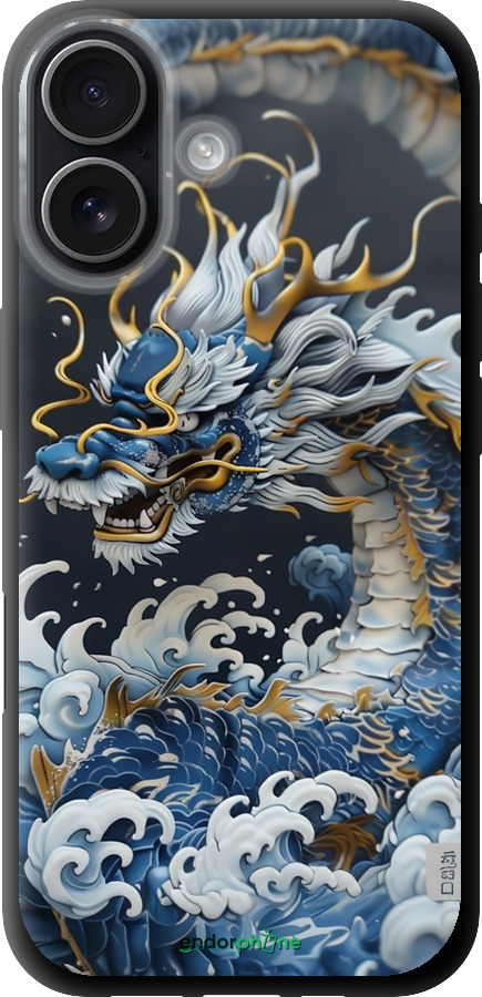 TPU чехол Водяний дракон для Apple iPhone 17 - 6113b-4031 изображение 