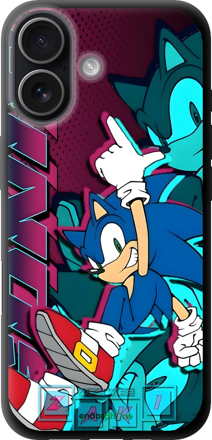 TPU чехол Соник для Apple iPhone 17 - 6284b-4031 изображение 