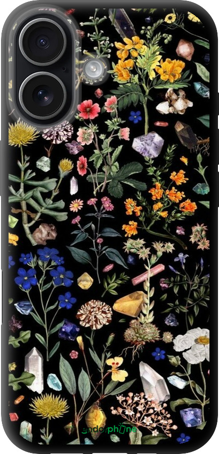 TPU чехол С цветами для Apple iPhone 17 - 6422b-4031 изображение 