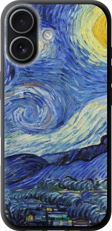 TPU чехол «Звездная ночь» Винсента Ван Гога для Apple iPhone 17 - 6433b-4031 изображение 