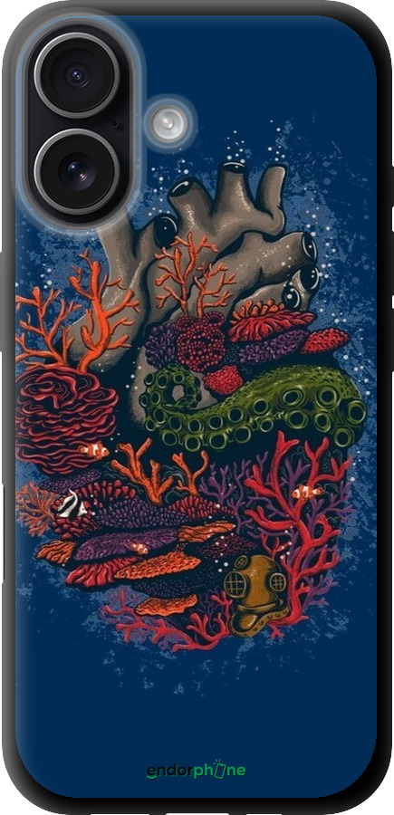 TPU чехол Сердце моря для Apple iPhone 17 - 6506b-4031 изображение 