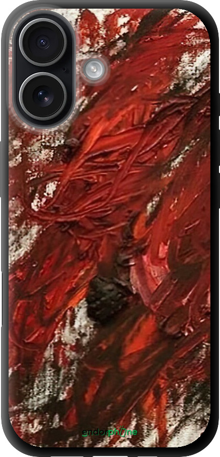 TPU чехол Абстрактная композиция в красных тонах для Apple iPhone 17 - 6541b-4031 изображение 