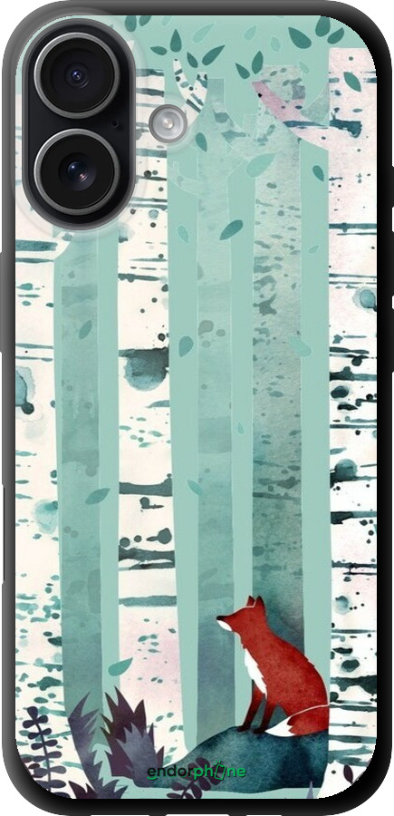 TPU чехол Лис в зелёном лесу для Apple iPhone 17 - 6547b-4031 изображение 