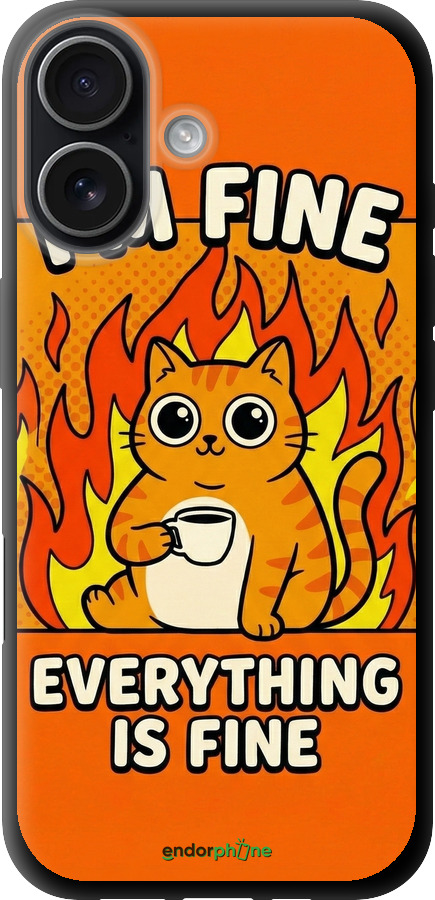 TPU чехол Funny Cat для Apple iPhone 17 - 6786b-4031 изображение 