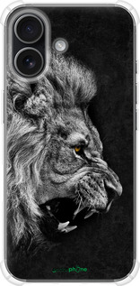 Силикон с усиленными углами чехол Лев для Apple iPhone 17 - 1080sp-4031 изображение 