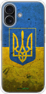 Силикон с усиленными углами чехол Флаг и герб Украины 2 для Apple iPhone 17 - 378sp-4031 изображение 
