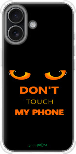 Силикон с усиленными углами чехол Don't touch the phone для Apple iPhone 17 - 4261sp-4031 изображение 