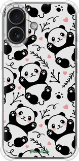Силикон с усиленными углами чехол Панды для Apple iPhone 17 - 4318sp-4031 изображение 
