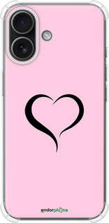 Силикон с усиленными углами чехол Сердце 1 для Apple iPhone 17 - 4730sp-4031 изображение 