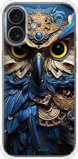 Силикон с усиленными углами чехол Сова v2 для Apple iPhone 17 - 5649sp-4031 изображение 