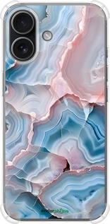 Силикон с усиленными углами чехол Мрамор для Apple iPhone 17 - 6306sp-4031 изображение 