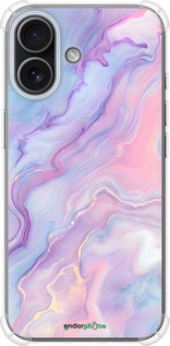 Силикон с усиленными углами чехол Нежный мрамор для Apple iPhone 17 - 6310sp-4031 изображение 