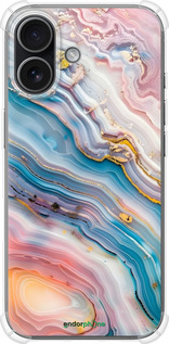 Силикон с усиленными углами чехол Мрамор красивый для Apple iPhone 17 - 6376sp-4031 изображение 
