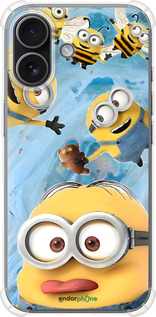 Силикон с усиленными углами чехол Миньоны для Apple iPhone 17 - 6386sp-4031 изображение 