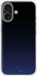 Силикон с усиленными углами чехол Градиент в тёмно - синем стиле для Apple iPhone 17 - 6542sp-4031 изображение 