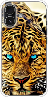 Силикон с усиленными углами чехол Леопард для Apple iPhone 17 - 6611sp-4031 изображение 