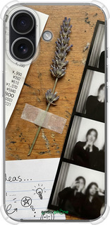 Силикон с усиленными углами чехол Aesthetic Scrapbook Collage для Apple iPhone 17 - 6773sp-4031 изображение 
