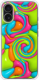 Силикон с усиленными углами чехол Y2K Jelly Dream для Apple iPhone 17 - 6780sp-4031 изображение 