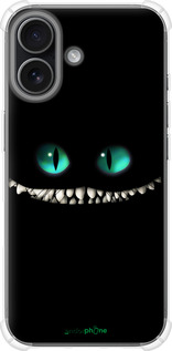 Силикон с усиленными углами чехол Чеширский кот для Apple iPhone 17 - 689sp-4031 изображение 