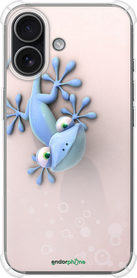 Силикон с усиленными углами чехол Геккончик для Apple iPhone 17 - 1094sp-4031 изображение 
