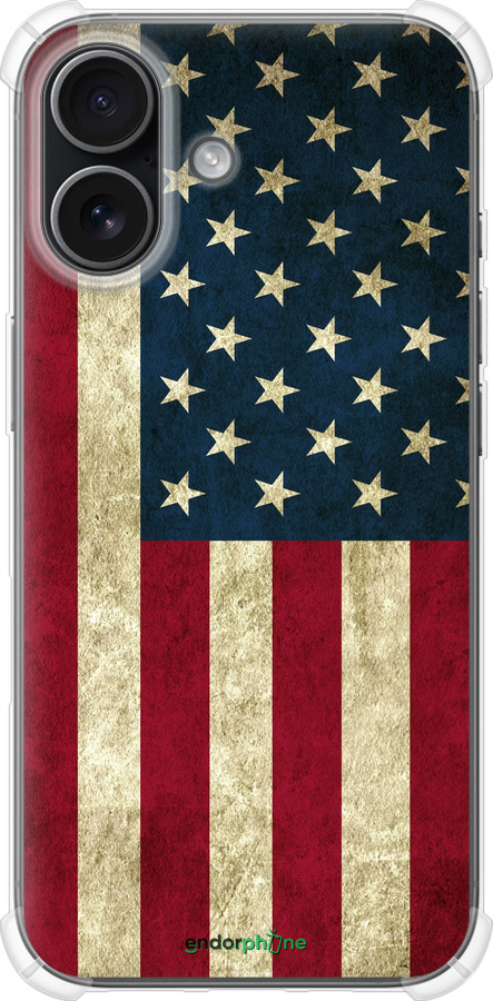 Силикон с усиленными углами чехол Флаг США для Apple iPhone 17 - 395sp-4031 изображение 