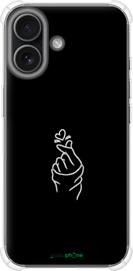 Силикон с усиленными углами чехол Love You для Apple iPhone 17 - 4298sp-4031 изображение 