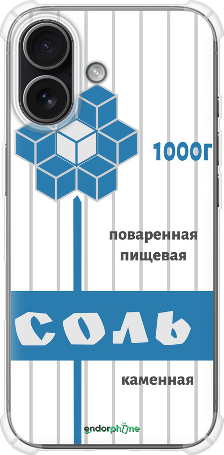 Силикон с усиленными углами чехол Соль для Apple iPhone 17 - 4855sp-4031 изображение 
