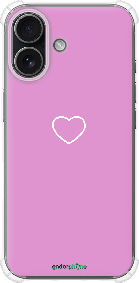 Силикон с усиленными углами чехол Сердце 2 для Apple iPhone 17 - 4863sp-4031 изображение 
