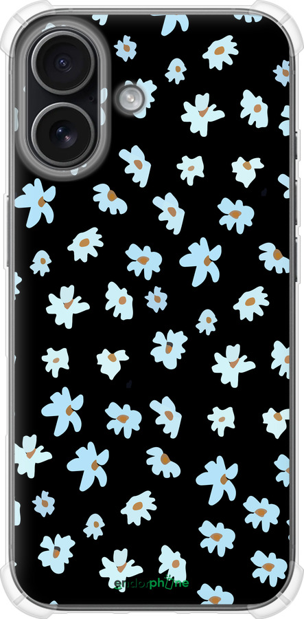 Силикон с усиленными углами чехол Цветочный для Apple iPhone 17 - 4900sp-4031 изображение 