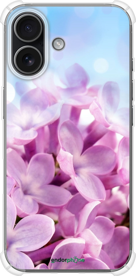 Силикон с усиленными углами чехол Сирень для Apple iPhone 17 - 527sp-4031 изображение 