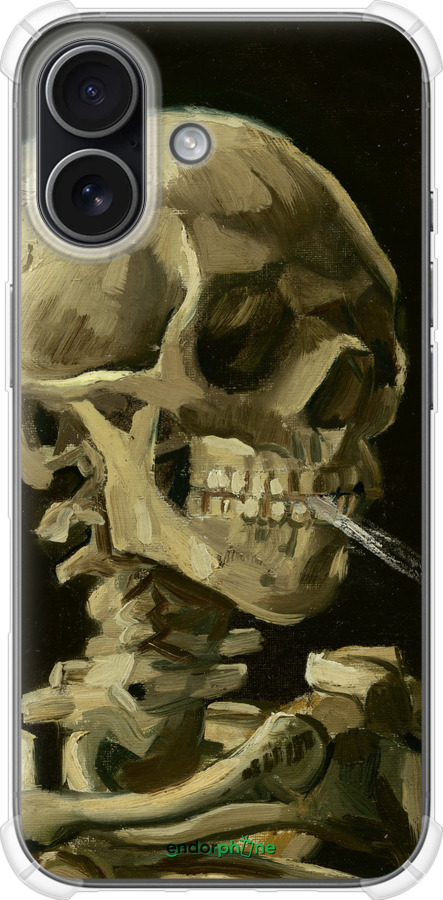 Силикон с усиленными углами чехол Винсент Ван Гог. Череп для Apple iPhone 17 - 5544sp-4031 изображение 