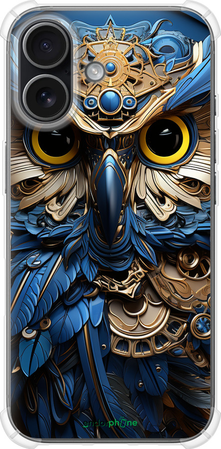 Силикон с усиленными углами чехол Сова v2 для Apple iPhone 17 - 5649sp-4031 изображение 