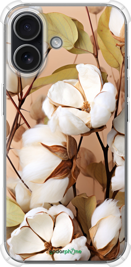 Силикон с усиленными углами чехол Хлопок для Apple iPhone 17 - 5665sp-4031 изображение 