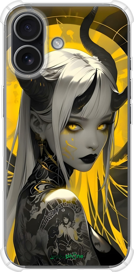 Силикон с усиленными углами чехол Аниме демон 2 для Apple iPhone 17 - 6309sp-4031 изображение 