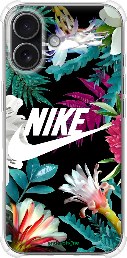 Силикон с усиленными углами чехол Nike для Apple iPhone 17 - 6378sp-4031 изображение 
