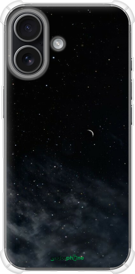 Силикон с усиленными углами чехол Ночное небо для Apple iPhone 17 - 6451sp-4031 изображение 