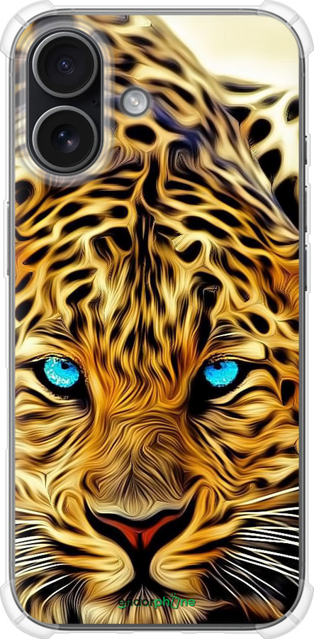 Силикон с усиленными углами чехол Леопард для Apple iPhone 17 - 6611sp-4031 изображение 