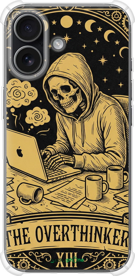 Силикон с усиленными углами чехол The Overthinker для Apple iPhone 17 - 6774sp-4031 изображение 
