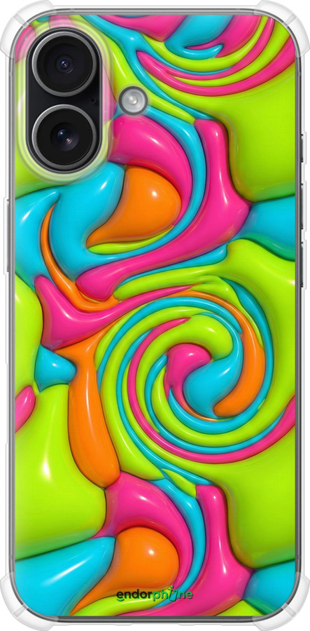 Силикон с усиленными углами чехол Y2K Jelly Dream для Apple iPhone 17 - 6780sp-4031 изображение 