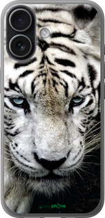 Силиконовый чехол Грустный белый тигр для Apple iPhone 17 - 106u-4031 изображение 