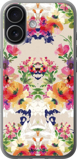 Силиконовый чехол Цветочный узор для Apple iPhone 17 - 1083u-4031 изображение 