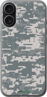 Силиконовый чехол Камуфляж для Apple iPhone 17 - 1085u-4031 изображение 