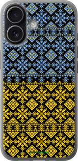 Силиконовый чехол Жовто-блакитна вишиванка для Apple iPhone 17 - 1169u-4031 изображение 