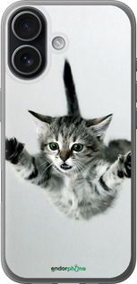 Силиконовый чехол Летящий котёнок для Apple iPhone 17 - 2322u-4031 изображение 