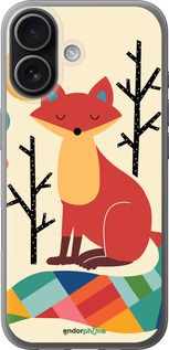 Силиконовый чехол Rainbow fox для Apple iPhone 17 - 4010u-4031 изображение 