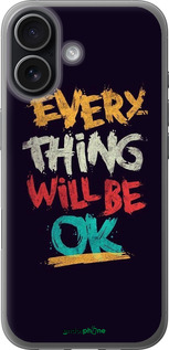 Силіконовий чехол Все буде добре для Apple iPhone 17 - 4068u-4031 изображение 