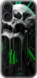 Силиконовый чехол Череп-часы для Apple iPhone 17 - 4100u-4031 изображение 