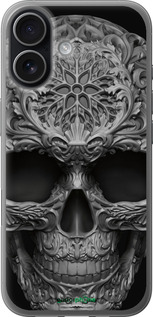 Силиконовый чехол skull-ornament для Apple iPhone 17 - 4101u-4031 изображение 