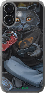 Силіконовий чехол gamer cat для Apple iPhone 17 - 4140u-4031 изображение 