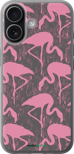 Силиконовый чехол Vintage-Flamingos для Apple iPhone 17 - 4171u-4031 изображение 